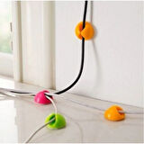 Siyah Beyaz Kablo Sabitleme Klipsi 10 Lu (4915)