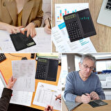 Silinebilir LCD Yazı Tabletli,Kalemli Katlanabilir Bilimsel Hesap Makinesi (4915)