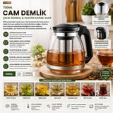 CAM DEMLİK 700ML (4915)