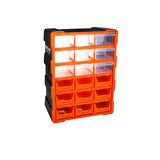 18li 9 Kapalı+9 Açık Monoblock Avadanlık Çekmece Seti38.1x15.7x47.5cm (4915) Go-53-vice/(1395)