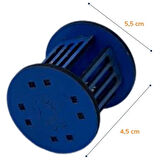 Mini Silindir Eğlenceli Renkli Sağlam Küçük Pati İzi Şekilli Kedi Oyuncağı (4915)