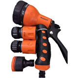 Sulama Tabancası - 4lü Sulama Sistemi 7 Fonkiyonlu (4915)