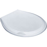 BEYAZ SERT KLOZET KAPAK BÜYÜK 36.5 x 42.5 cm (4915)