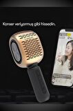 MC5 Bluetooth Bağlantılı HD Ses Çıkışlı Fuchsia Karaoke Mikrofon