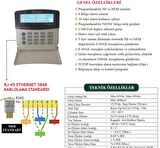Electrosec TH-02ETH Isı ve Nem Takip Otomasyon Sistemi Ethernet TCP/IP Protokol +1 Prob +16V Adaptör