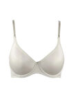 Kadın Soft Kaplı Desteksiz Taşlı Sütyen Ekru 9700 Diana