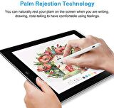 Apple iPad 11 2.Nesil Uyumlu Avuç İçi Reddetmeli Dokunmatik Özel Yazı Çizim Kalemi