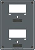 Voltmetre/Ampermetre için panel Çiftli 190x133 mm