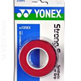 YONEX AC 135 (3.lü) STRONG GRIP-KIRMIZI