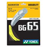 YONEX BG 65 BADMİNTON KORDAJI SARI (10m)