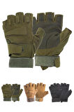 Single Sword Erkek&Kadın Outdoor ve Taktik Eldiven Kesik Parmak BlackHawk  HAKİ-XL