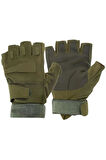 Single Sword Erkek&Kadın Outdoor ve Taktik Eldiven Kesik Parmak BlackHawk  HAKİ-XL