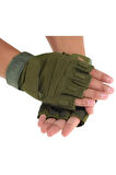 Single Sword Erkek&Kadın Outdoor ve Taktik Eldiven Kesik Parmak BlackHawk  HAKİ-XL
