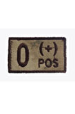 Single Sword Nakış Kan Grubu Patch - Peç JAN-B RH (+)