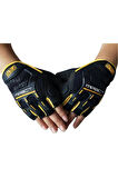 Mechanix Yarım Parmak Eldiven- Taktik Destekli Kadın&Erkek unisex Eldiven SARI-XL
