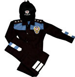 Kız&Erkek Çocuk Polis Kıyafeti (Şapka, Gömlek, Pantolon Takımı) Yeni Model MAVİ-10