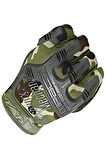 Mechanix Yarım Parmak Eldiven- Taktik Destekli Kadın&Erkek unisex Eldiven KAMUFLAJ-M