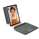 Apple iPad 10.2 2021(9.Nesil) Wiwu Combo Led Işıklı Magnetik Standlı Klavyeli Kılıf