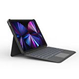 Apple iPad 10.2 2021(9.Nesil) Wiwu Combo Led Işıklı Magnetik Standlı Klavyeli Kılıf