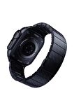 Apple Watch Ultra 38mm Fuchsia KRD-90 600D Akıllı Saat Karbon Fiber Kordon