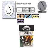 Sasame Chinu F-714 No:8 Black Nikel Olta İğnesi