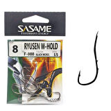 Sasame F-988 Ryusen Worm Tırnaklı İğne #8 (15Ad) Siyah