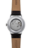 Orient Kurmalı Otomatik Deri Kahverengi Kristal Mineral Cam 41 mm Erkek Kol Saati
