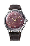 Orient Bambino RA-AC0026R30B Kurmalı Otomatik Deri Kahverengi Bordo Kadran 41 mm Erkek Kol Saati