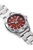 Orient Mako RA-AC0Q09R30B Otomatik Çelik Gri Kırmızı Kadran Safir Cam 20 ATM 40 mm Erkek Kol Saati 