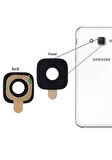 Tkgz Samsung Galaxy J7 J700 Arka Kamera Camı Lens Yapışkanlı