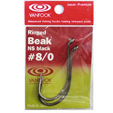 Vanfook Ringed Beak Delikli İğne NS Black #8/0