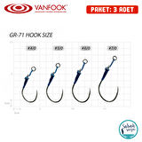 Vanfook Tekli Asist İğnesi GR-71 #7/0 (3Ad)