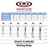 Vanfook Klipsli Fırdöndü RS-10 #4 23kg