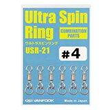 Vanfook Ultra Spin Ring Halkalı Fırdöndü USR-21 Silver #4 (6 Ad)