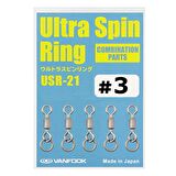 Vanfook Ultra Spin Ring Halkalı Fırdöndü USR-21 Silver #3 (5 Ad)