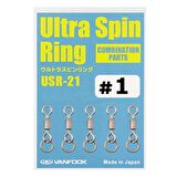 Vanfook Ultra Spin Ring Halkalı Fırdöndü USR-21 Silver #1 (5 Ad)