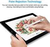 Apple iPad Uyumlu Avuç İçi Reddetmeli Dokunmatik Özel Yazı Çizim Kalemi