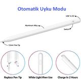 Apple iPad Mini 6. Nesil (2021) Uyumlu Avuç İçi Algılamayan Eğimle Çizim Kalınlığı Değişen Stylus Kalem