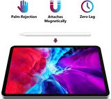 Apple iPad Mini 6. Nesil (2021) Uyumlu Avuç İçi Algılamayan Eğimle Çizim Kalınlığı Değişen Stylus Kalem