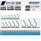 Owner 5111 Octopus SSW Delikli İğne Siyah #4/0 (6 Adet)