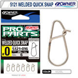 Owner 5121 WELDED QUICK SNAP Kaşık Maket Balık Klipsi 