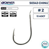 Owner 50343 Chinu İğne #2 (13 Adet) Beyaz