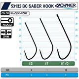 Owner 53132 Saber Hook Black Chrome İğne
