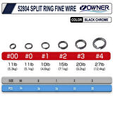 Owner 52804 Split Ring Fine Wire Halka NO:0