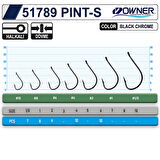 Owner 51789 Pint-S Delikli İğne #1 (8 Adet) Siyah