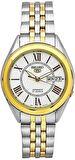 Seiko 5 SNKL36J1 Japan Otomatik Çelik Altın/Gri 39 mm Erkek Kol Saati
