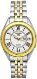 Seiko 5 SNKL36J1 Japan Otomatik Çelik Altın/Gri 39 mm Erkek Kol Saati
