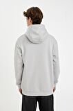 DeFacto Marvel Logo Only Regular Fit Kapüşonlu Sweatshirt C6513AX24AUGR184