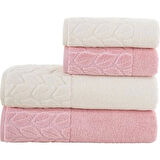 NİVEMESHOME 632 PEMBE 90X150 HAZAL BANYO HAVLUSU NURPAK