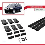 Vauxhall Frontera 1992-1998 Arası ile Uyumlu FLY Model Ara Atkı Tavan Barı Siyah 3 Adet